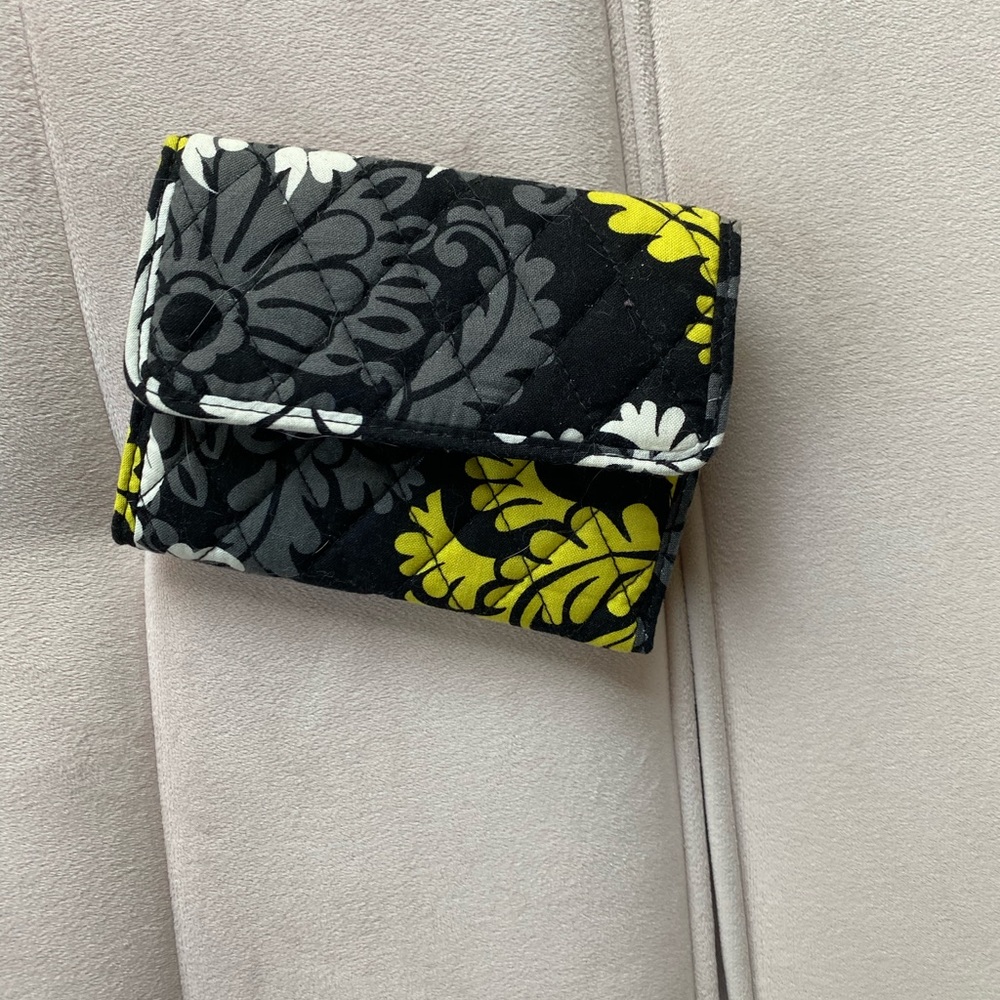 Small black Vera Bradley wallet